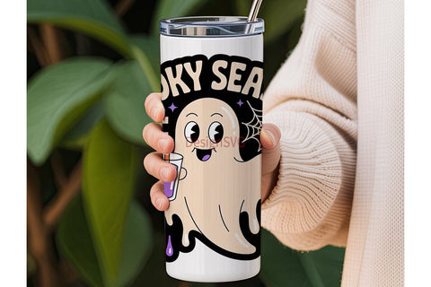 Spooky Season 20oz Tumbler Wrap Sublimation DesignSVG 