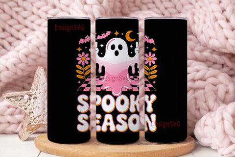 Spooky Season 20oz Tumbler Wrap Sublimation DesignSVG 