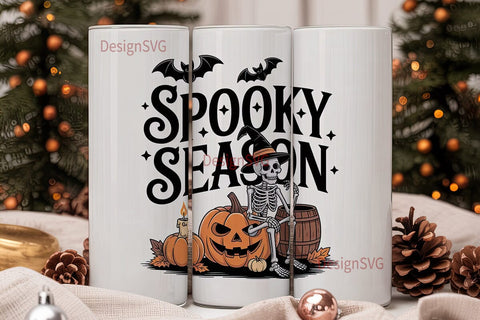 Spooky Season 20oz Tumbler Wrap Sublimation DesignSVG 