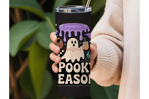 Spooky Season 20oz Tumbler Wrap Sublimation DesignSVG 