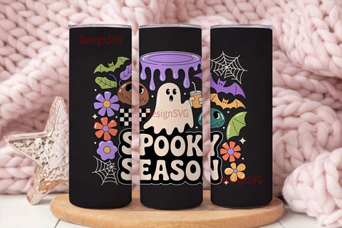 Spooky Season 20oz Tumbler Wrap Sublimation DesignSVG 