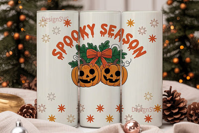 Spooky Season 20oz Tumbler Wrap Sublimation DesignSVG 