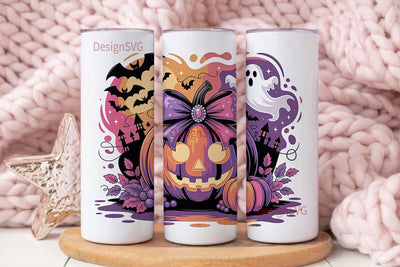 Spooky Season 20oz Tumbler Wrap Sublimation DesignSVG 