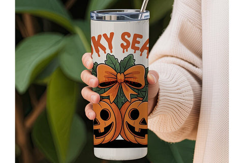 Spooky Season 20oz Tumbler Wrap Sublimation DesignSVG 