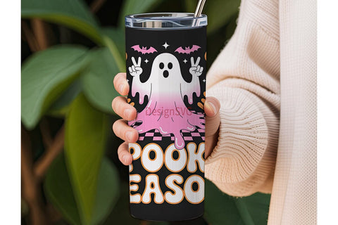 Spooky Season 20oz Tumbler Wrap Sublimation DesignSVG 