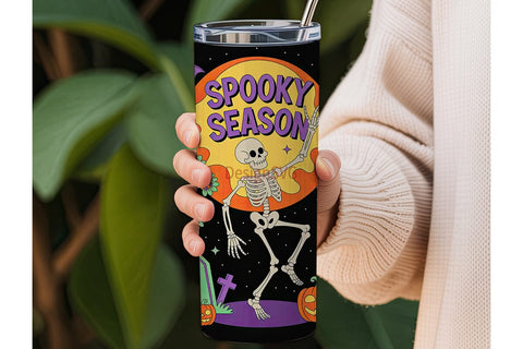 Spooky Season 20oz Tumbler Wrap Sublimation DesignSVG 