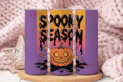 Spooky Season 20oz Tumbler Wrap Sublimation DesignSVG 