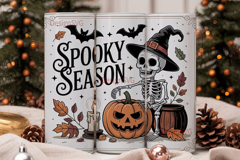 Spooky Season 20oz Tumbler Wrap Sublimation DesignSVG 