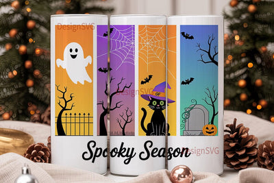 Spooky Season 20oz Tumbler Wrap Sublimation DesignSVG 