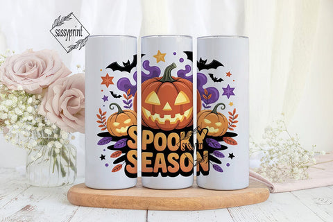 Spooky Season 20oz Tumbler Wrap Sublimation sassyprint 