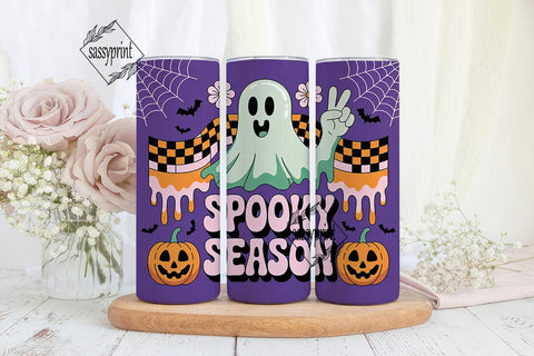 Spooky Season 20oz Tumbler Wrap Sublimation sassyprint 