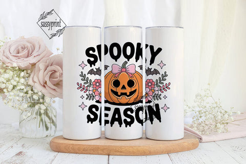 Spooky Season 20oz Tumbler Wrap Sublimation sassyprint 