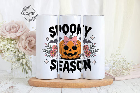 Spooky Season 20oz Tumbler Wrap Sublimation sassyprint 