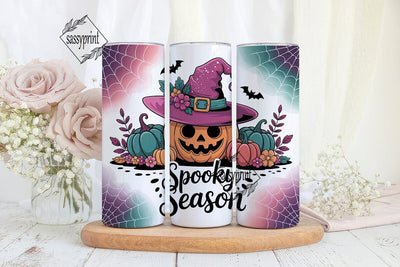 Spooky Season 20oz Tumbler Wrap Sublimation sassyprint 