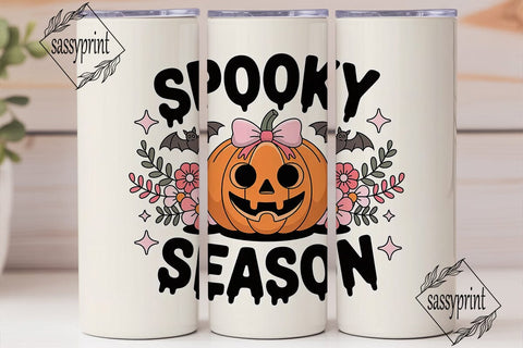 Spooky Season 20oz Tumbler Wrap Sublimation sassyprint 
