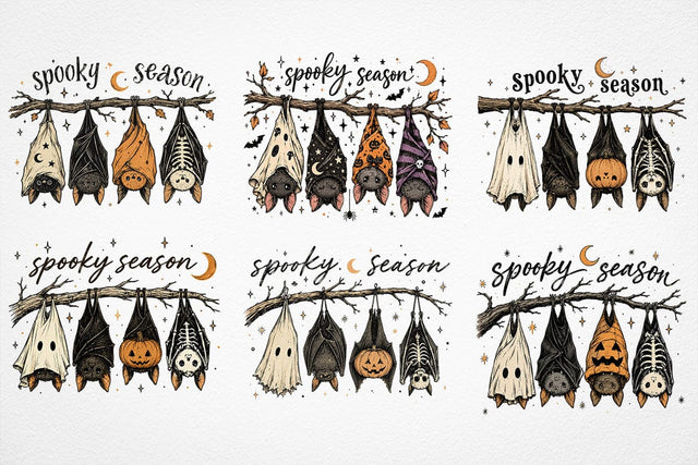 Spooky Season Bats Png, Fall Png, Fall pumpkin FUNNY Shirt png, Pumpkin png, HALLOWEEN png, spooky mama png, Halloween shirt png SVG DesignDestine 