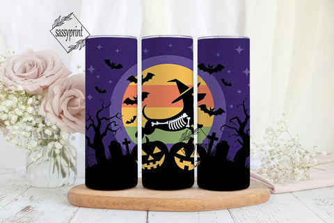 Spooky Season Dachshund 20oz Tumbler Sublimation sassyprint 