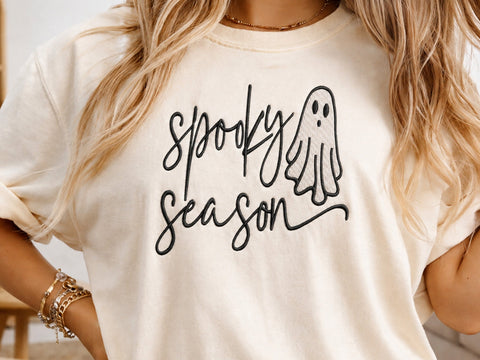 Spooky Season Embroidery Design, Cute Ghost Halloween Machine Embroidery File Embroidery/Applique DESIGNS DesignDestine 