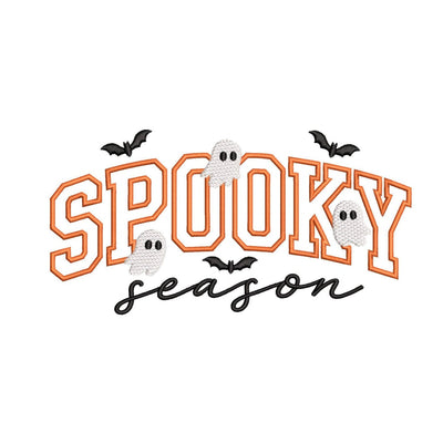 Spooky Season Ghost and Bat Machine Embroidery Design for 4x7 6x10 Digital File Embroidery/Applique DESIGNS Nino Nadaraia 
