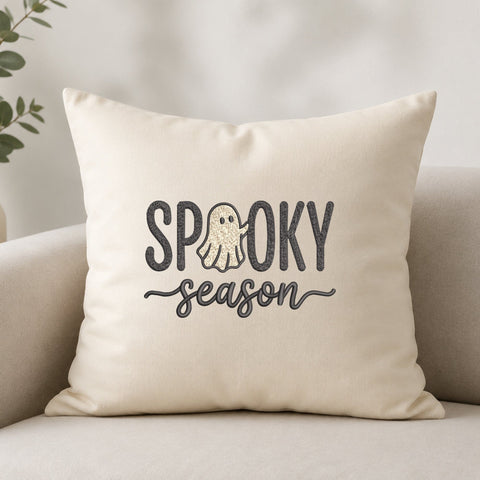 Spooky Season Ghost Embroidery Design – Halloween Ghost Machine Embroidery File, Cute Spooky Halloween Saying Embroidery/Applique DESIGNS PatternFeed8 