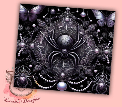 Spooky Season Halloween 20 oz Skinny Tumbler Sublimation Design, Straight & Tapered Tumbler Png, Spooky Vibes Tumbler Png, Digital Download PNG Sublimation Lara' s Designs 