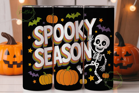 Spooky Season Halloween 20oz Tumbler Sublimation PixelChick 