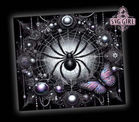 Spooky Season Halloween 20oz Tumbler Wrap Sublimation Design, Straight Tapered Tumbler Wrap, Spooky Vibes Tumbler Png, Instant Digital Download Sublimation SvggirlplusArt 