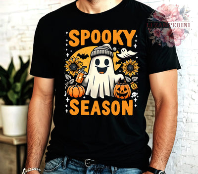 Spooky Season, Halloween Ghost, Cute Ghost, Digital Download, Sublimation Design, Halloween Decor, Cute Halloween, Ghost PNG Sublimation Li Zamperini 