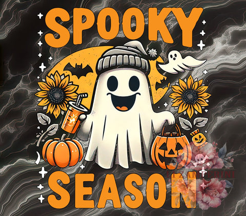 Spooky Season, Halloween Ghost, Cute Ghost, Digital Download, Sublimation Design, Halloween Decor, Cute Halloween, Ghost PNG Sublimation Li Zamperini 