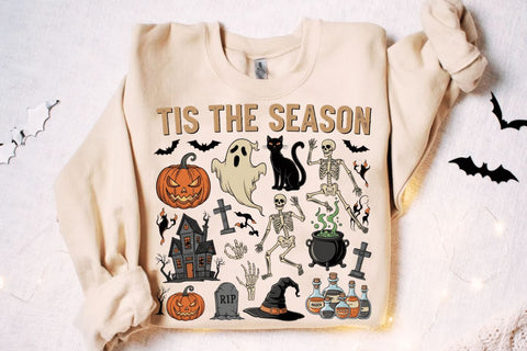 Spooky Season Halloween PNG Clipart: Tis The Season, Horror Vibes Sublimation BB Type Studios 