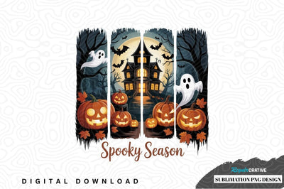 Spooky season halloween sublimation png design Sublimation Regulrcrative 