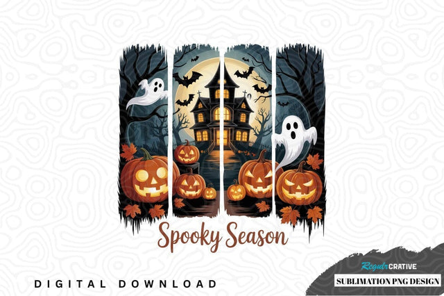 Spooky season halloween sublimation png design Sublimation Regulrcrative 