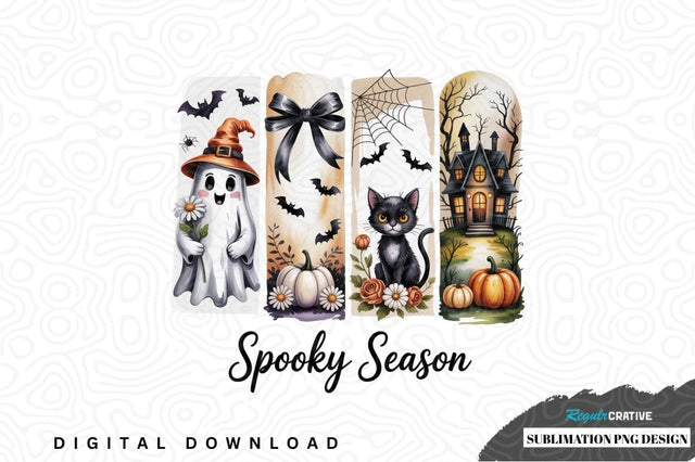 Spooky season halloween sublimation png design Sublimation Regulrcrative 