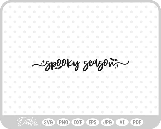 Spooky Season Halloween SVG DottieDigitals 