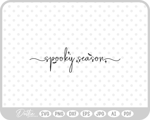 Spooky Season Halloween SVG DottieDigitals 