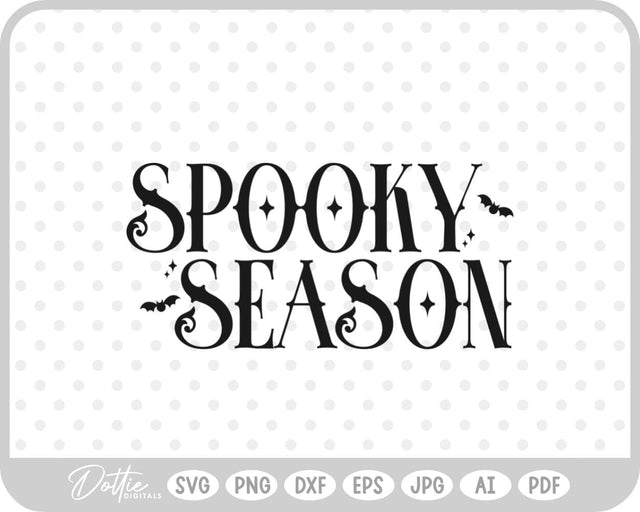 Spooky Season Halloween SVG DottieDigitals 