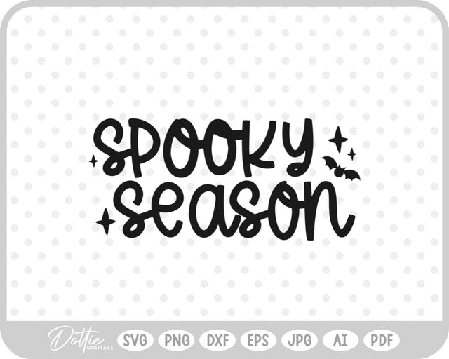 Spooky Season Halloween SVG DottieDigitals 