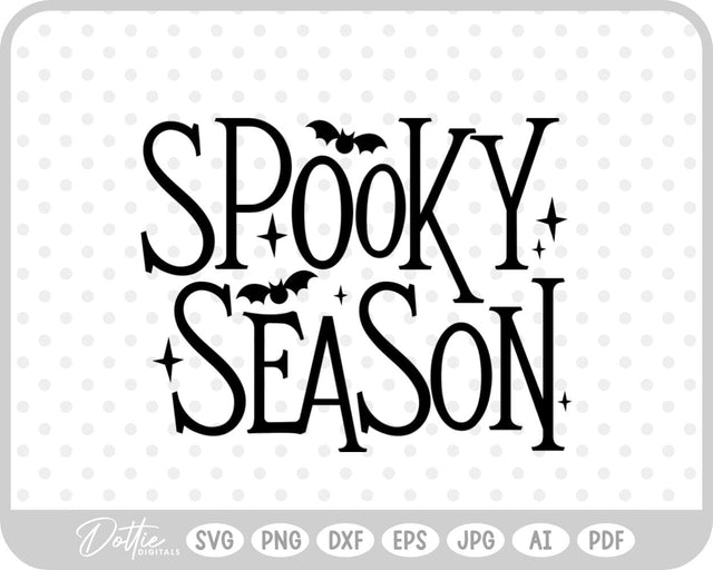 Spooky Season Halloween SVG DottieDigitals 