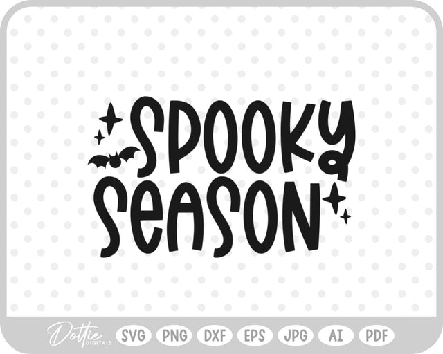 Spooky Season Halloween SVG DottieDigitals 