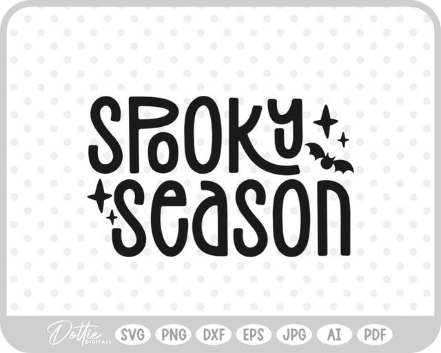 Spooky Season Halloween SVG DottieDigitals 