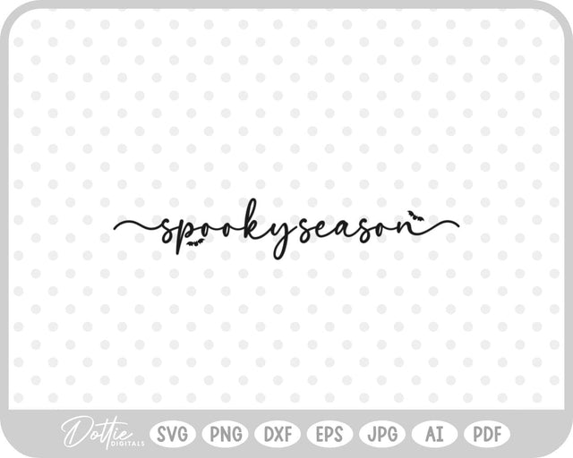 Spooky Season Halloween SVG DottieDigitals 