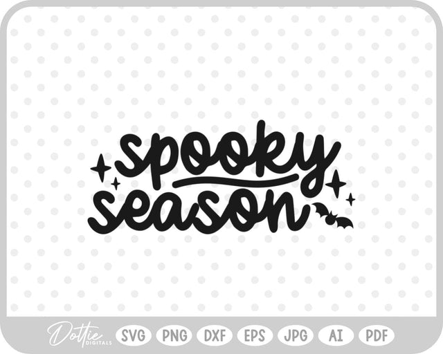 Spooky Season Halloween SVG DottieDigitals 