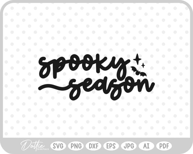Spooky Season Halloween SVG DottieDigitals 