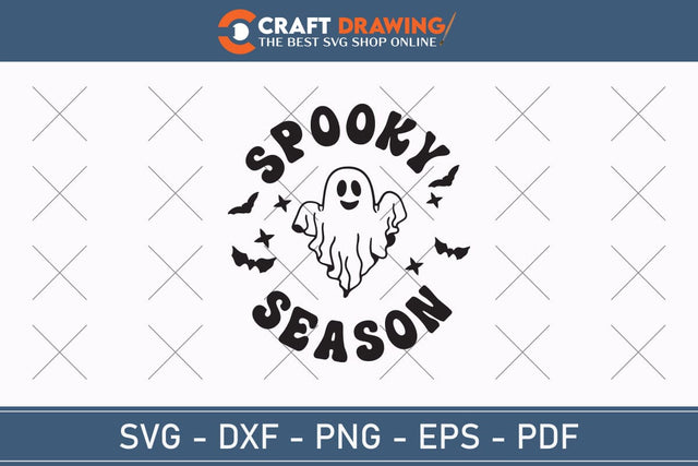 Spooky Season Halloween Svg, Halloween Png , Halloween Clipart, Ghost Svg, Halloween Shirt Svg, Hippie Svg, Retro Svg, Svg Bundle, Sublimation Designs SVG Debashish Barman 