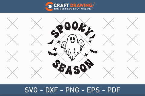 Spooky Season Halloween Svg, Halloween Png , Halloween Clipart, Ghost Svg, Halloween Shirt Svg, Hippie Svg, Retro Svg, Svg Bundle, Sublimation Designs SVG Debashish Barman 