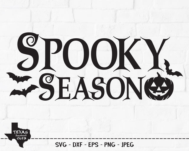 Spooky Season | Halloween SVG SVG Texas Southern Cuts 