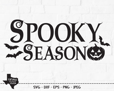 Spooky Season | Halloween SVG SVG Texas Southern Cuts 