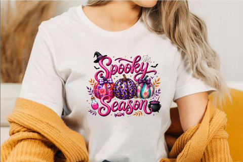 Spooky Season PNG, Halloween Pumpkin Sublimation SVGArt 