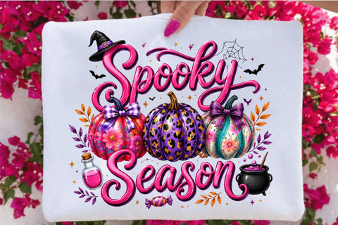 Spooky Season PNG, Halloween Pumpkin Sublimation SVGArt 