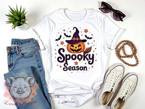 Spooky Season Png, Retro Halloween png, Spooky Vibes Png, Halloween Lover Gift Png, Witchy Bats Png, Sublimation Designs, Digital Download Sublimation Lara' s Designs 